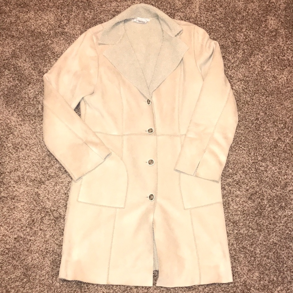 Cabi Long Suade Coat